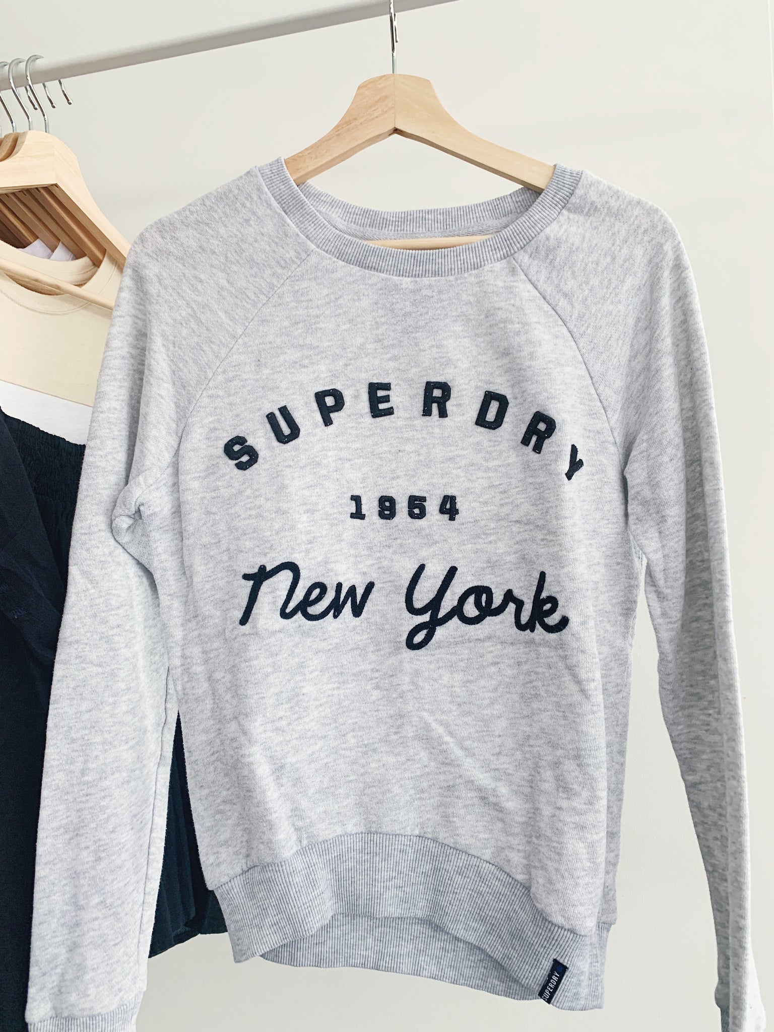 Light Gray Superdry Sweatshirt